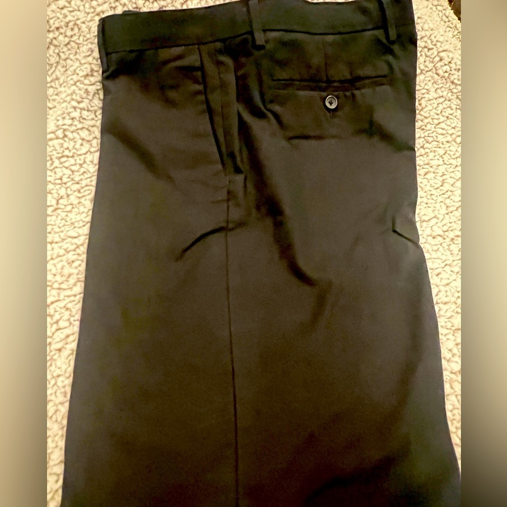 NWOT Banana Republic Men’s Trousers Black 36x32 Slim Fit